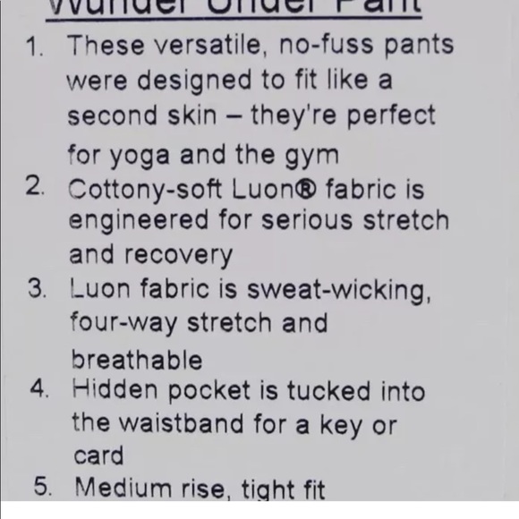 Lululemon Wunder Unders Lion Pique Bumble Berry - Picture 5 of 5